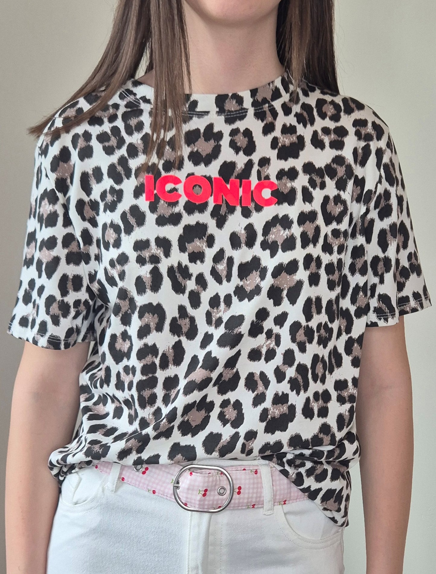 T-shirt léopard ICONIC