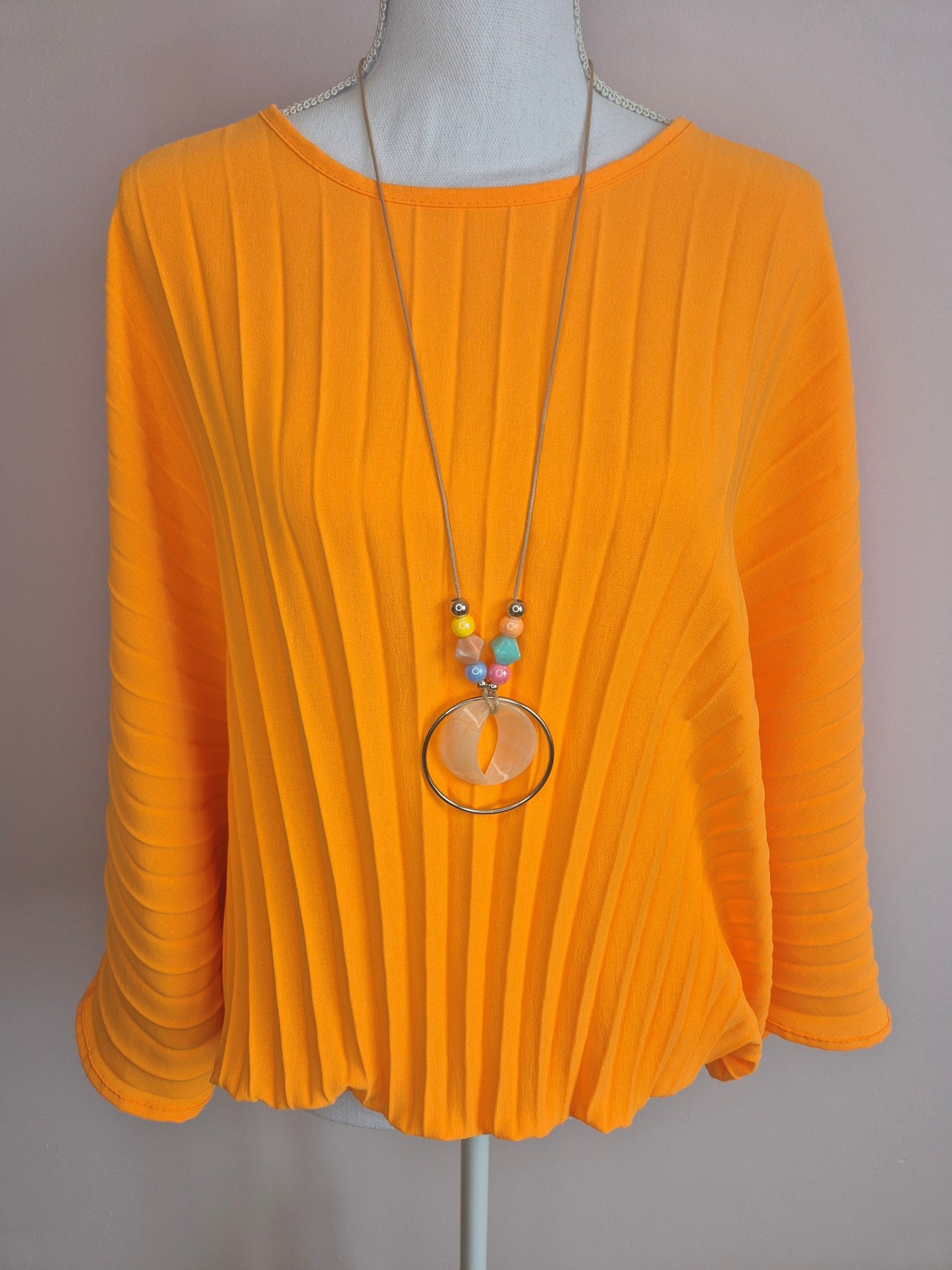 Blouse plissée