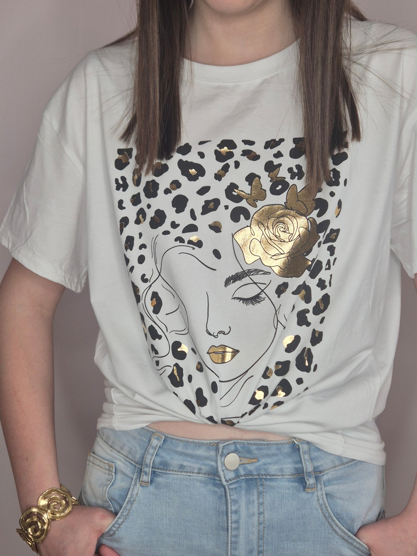 T-shirt léopard