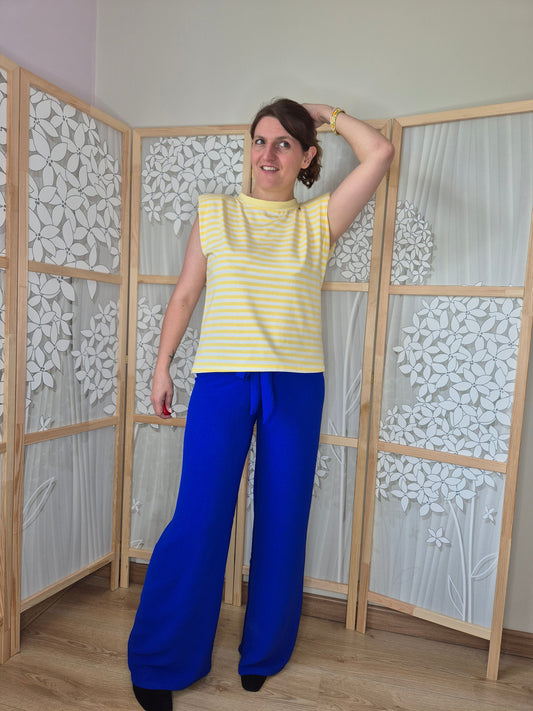 Pantalon taille nouée