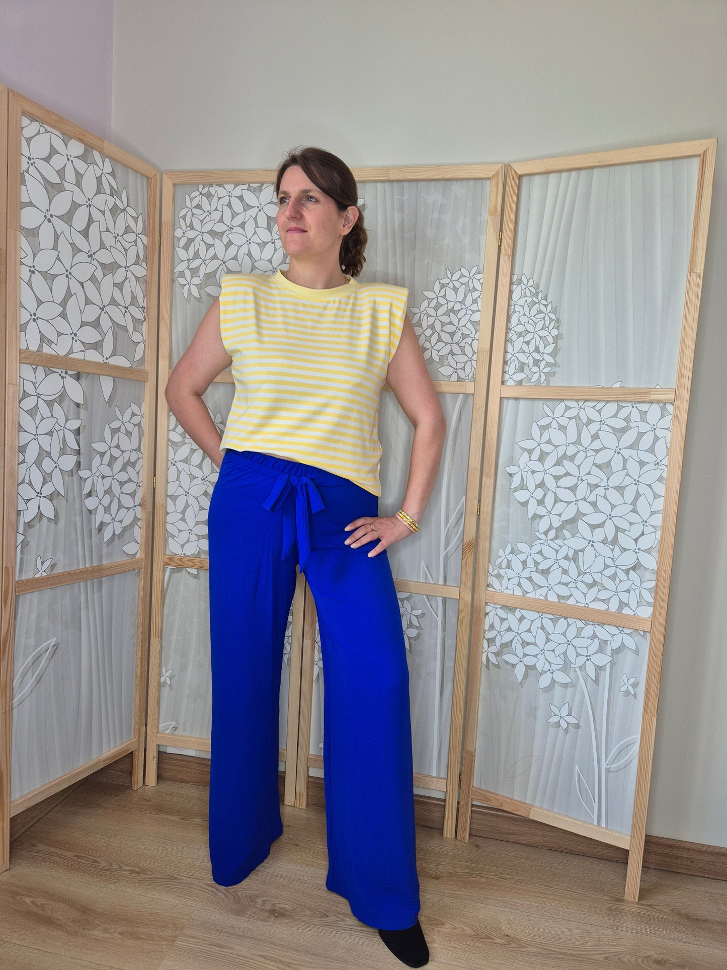 Pantalon taille nouée