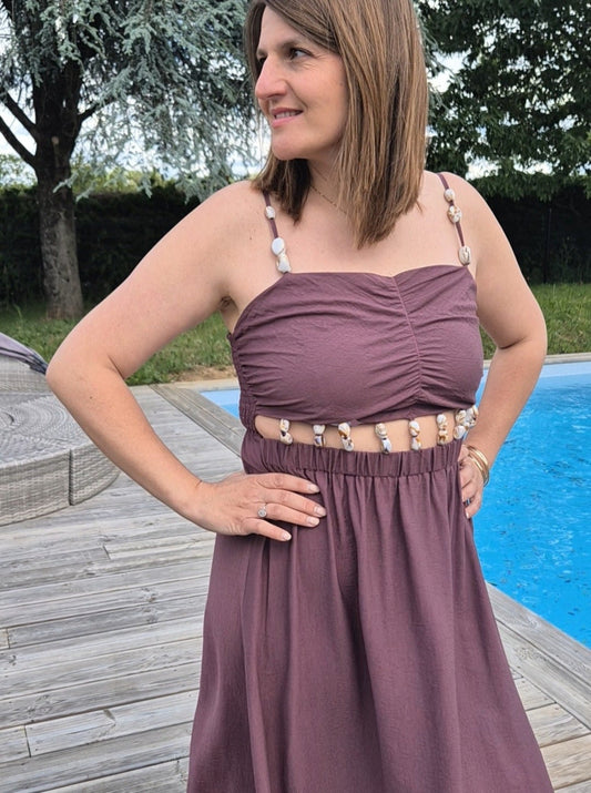 Robe coquillages