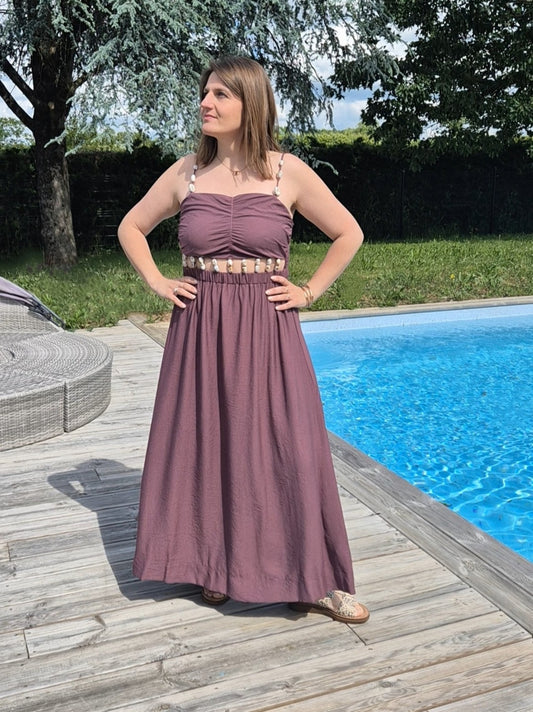 Robe coquillages