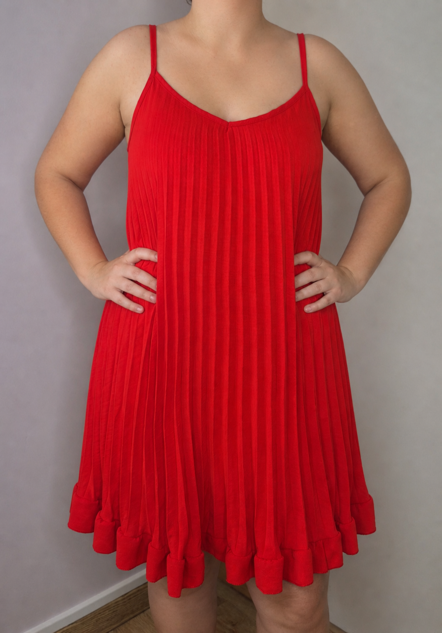 Robe plissée
