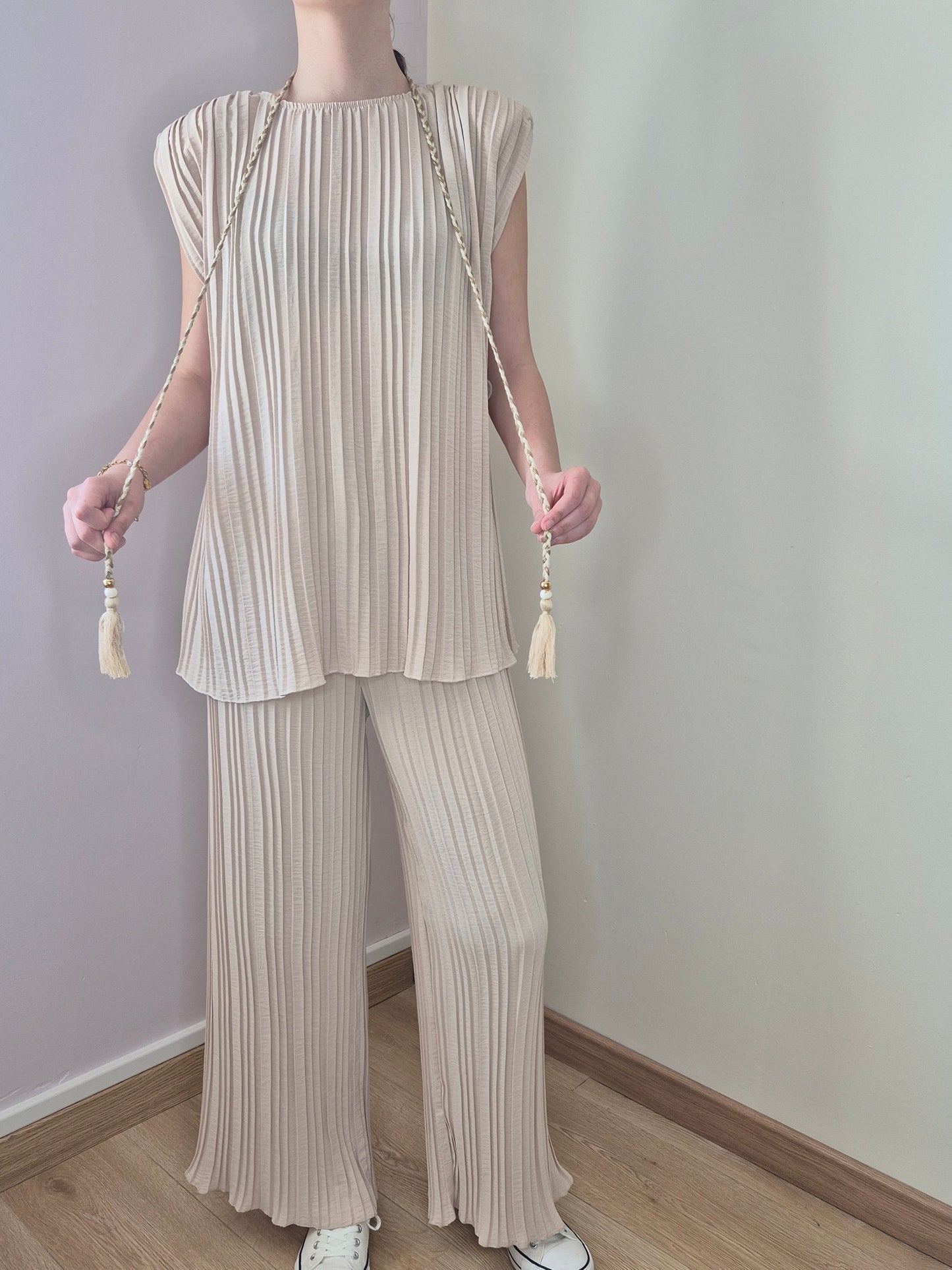 Ensemble plissé