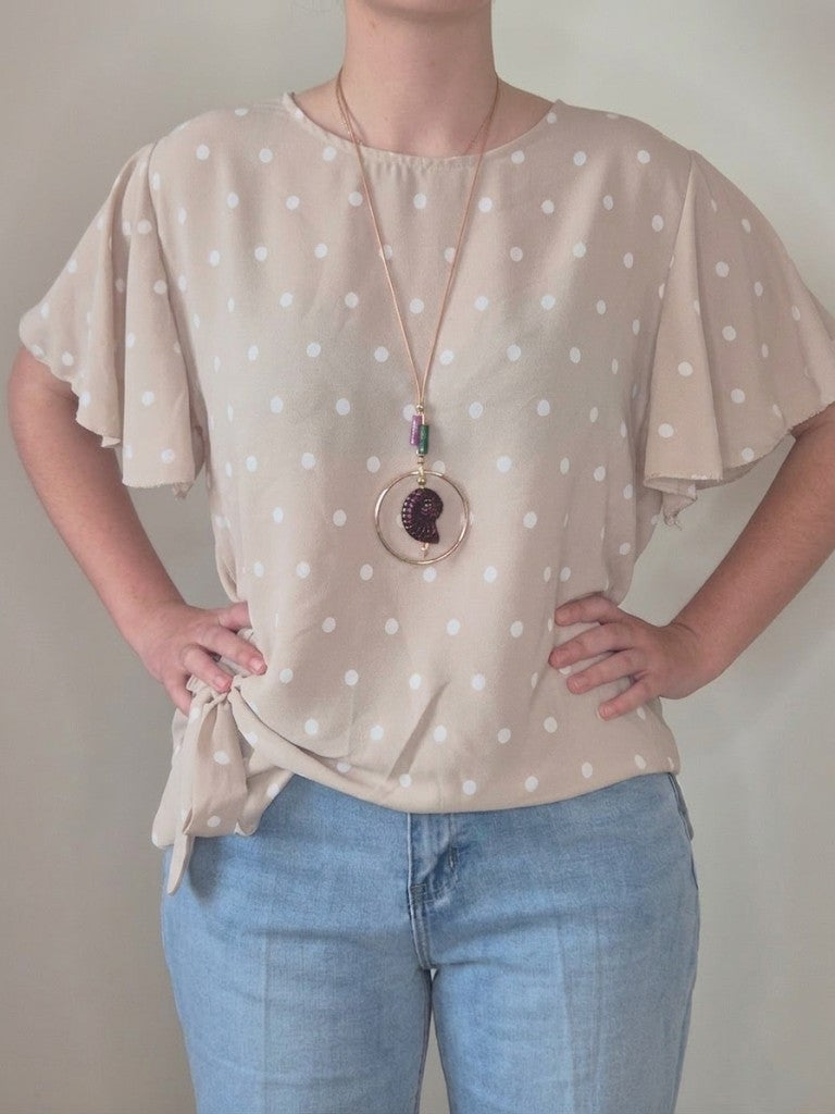 Top à pois