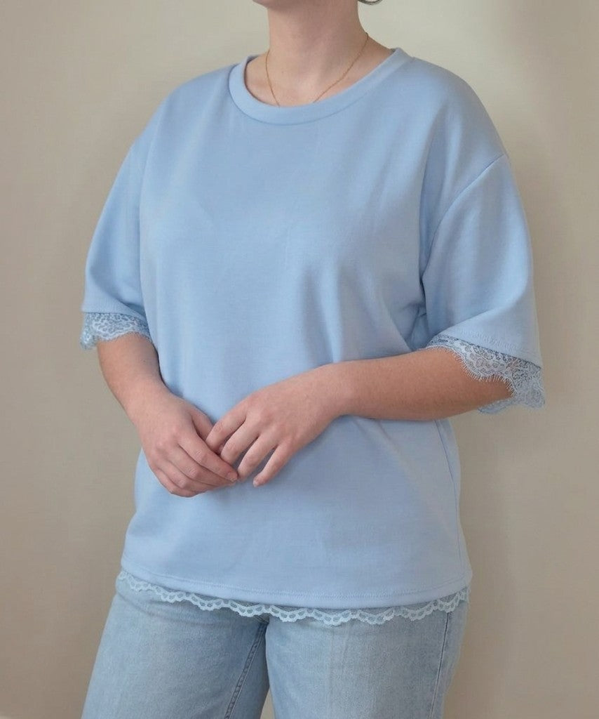 T-shirt dentelle dos